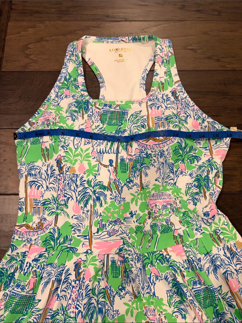 New With Tags Lilly Pulitzer Luxletic Punta Cana Athletic Dress Sz S - Picture 10 of 14
